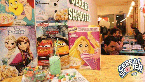 Menú Cereal Shooter  para 2 o 4 personas