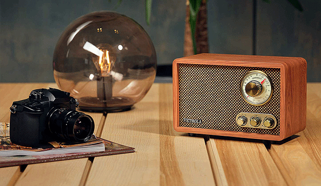 Radio Retro Bluetooth Madera Victrola