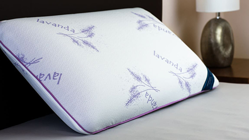 Almohada 100% Viscoelástica núcleo Luxe Lavanda IKON SLEEP firme